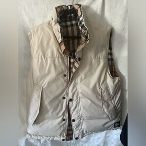 Burberry puffer reversible vest